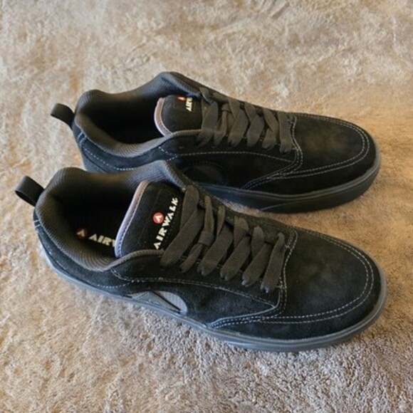 Airwalk Phat A SD10 Composite Toe Work Shoes Black Men's 12 EH Slip Resistant - Picture 10 of 14